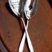 Lettuce Entertain You ... Endive In (TM) - Upcycled Vintage Silver Salad Serving Set