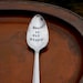 Decaf is For Wimps  (TM) - The O R I G I N A L Upcycled Silver Coffee Spoon - Handmade Original by Sycamore Hill on Etsy