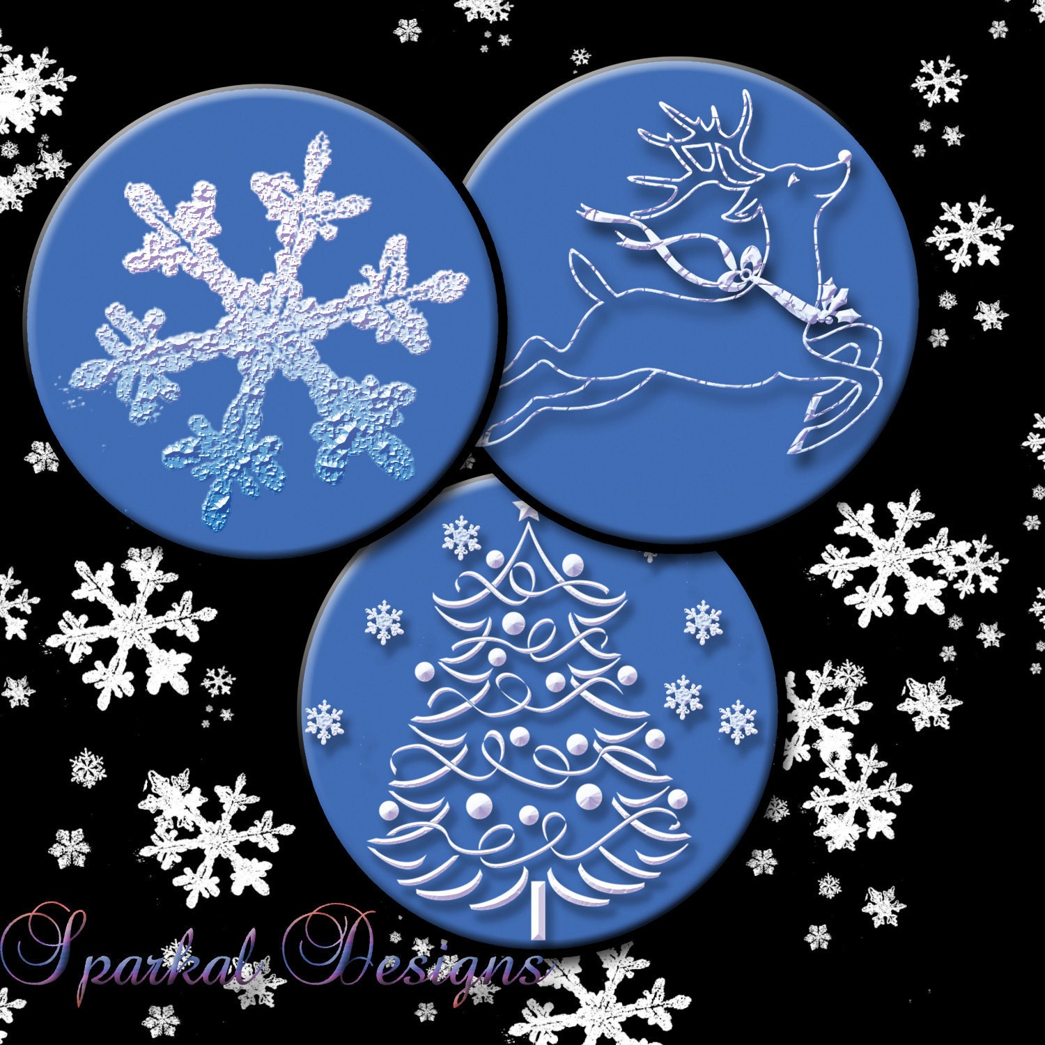 Circle Digital Collage Sheet Christmas 2.5 inch Circle Images Digital Collage Sheets Clip art Clipart Sale Il_170x135