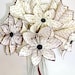 A Dozen "I Love You's" - 12 paper flowers, wedding, 1st anniversary, gifts for her, bouquet, centerpiece, origami, red rose, made to order