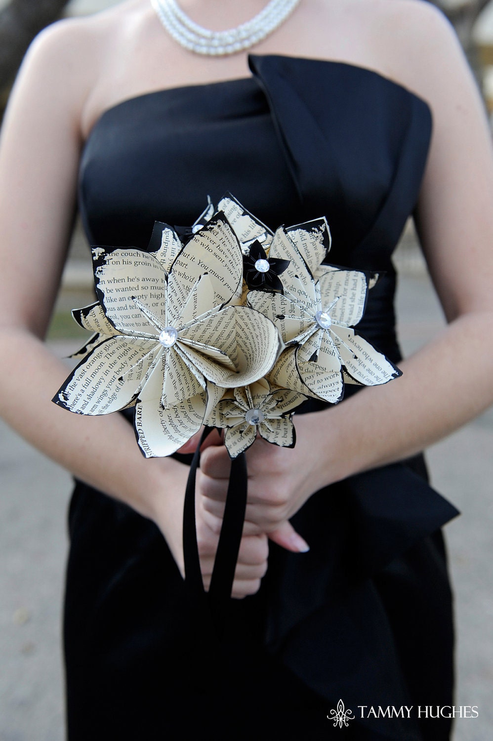 Customized Bridal Bouquet- 12 inch, 24 flowers, made to order, wedding, centerpiece, custom paper flowers, one of a kind origami