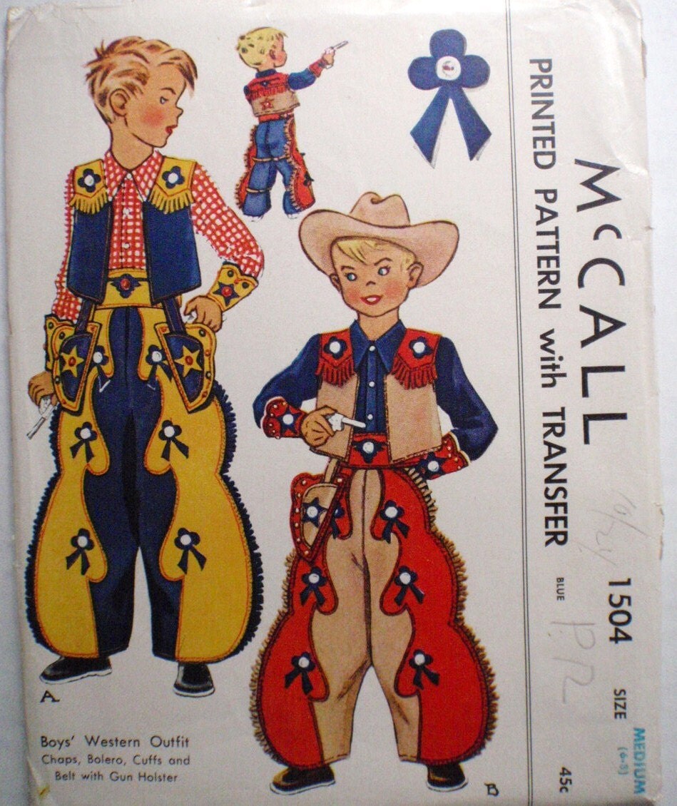 Cowboy Chap Pattern