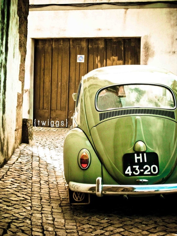 the olive green vintage dream (8x10 original fine art print)