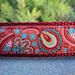 Peacock Paisley Dog Collar - 1" Adjustable - Custom, Small, Medium or Large Sizes img