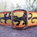 Dog Collar (C) - Electric Gecko - Choose Your Webbing Color img