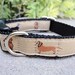 3/4" Dog Collar Adj. Quick Release - Foxy Doxies Tan img