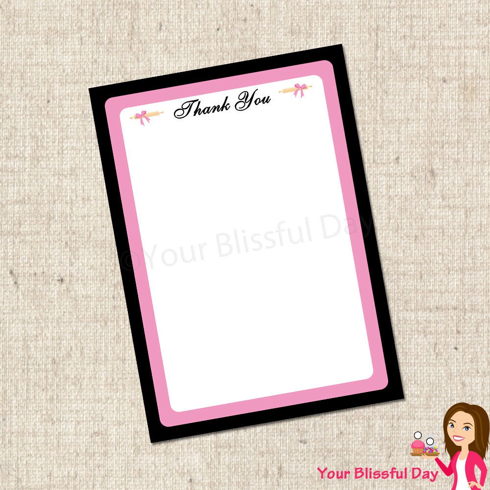 PRINTABLE Kitchen Bridal Shower Thank You Cards Il_170x135