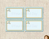 PRINTABLE Boy Owl Party Label Tents Il_170x135