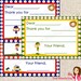 PRINTABLE Boy Baseball Fill-in-the-Blank Thank You Cards