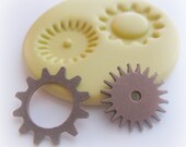 Gears Steampunk Mold Gothic Jewelry DIY Resin Clay Moulds