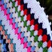Multicolored Retro-modern Crocheted Granny Square Confetti Afghan