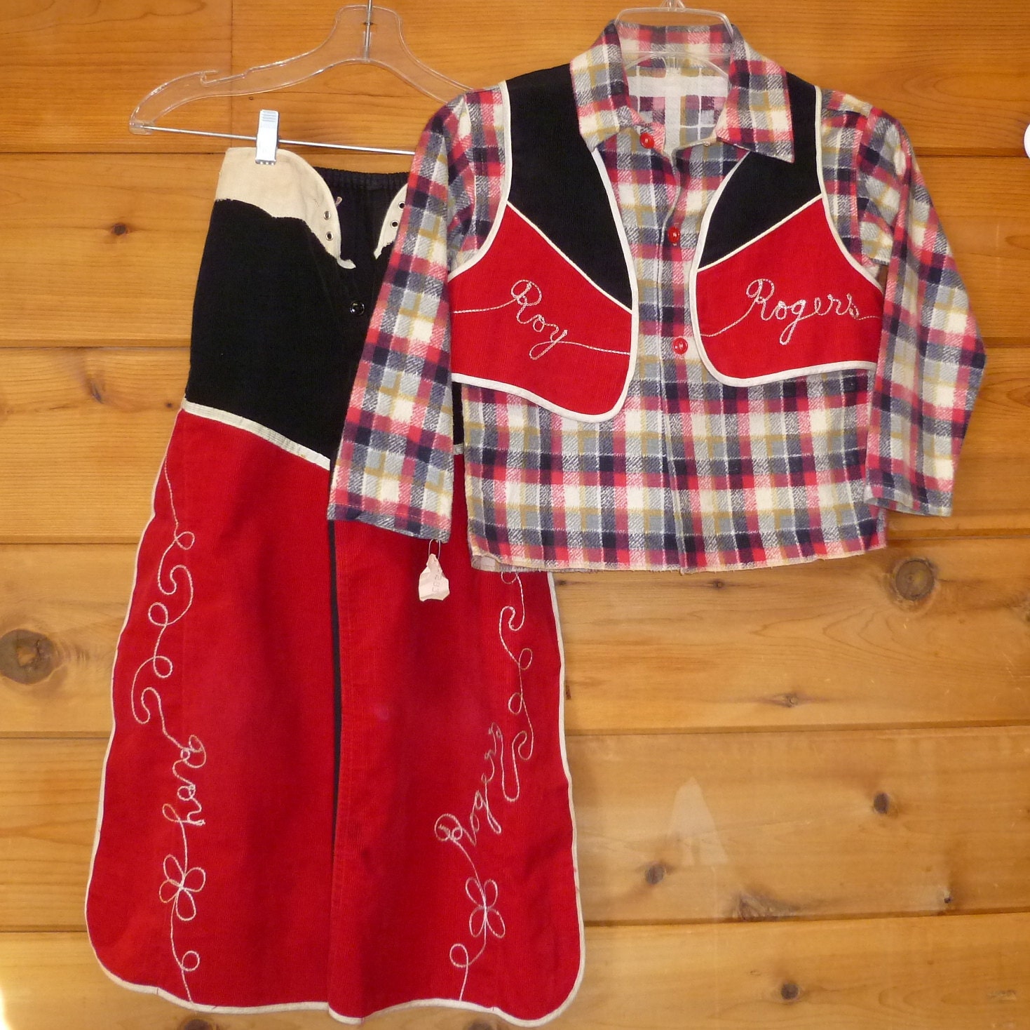 Vintage Roy Rogers Child's Costume Outfit