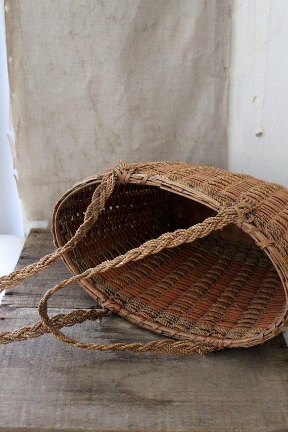 vintage woven basket