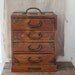 v i n t a g e four drawer jewelry box-made in japan