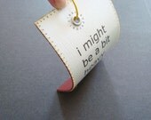 Cool Travel Gift - Leather Suitcase Tag Luggage Tag that's struggling with its holiday pounds - Burgundy red leather back