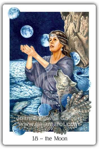 The Moon Gaian Tarot Natural Perfume Sample