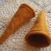 Felt food Ice cream sugar cone set eco friendly children's pretend play food for toy kitchen