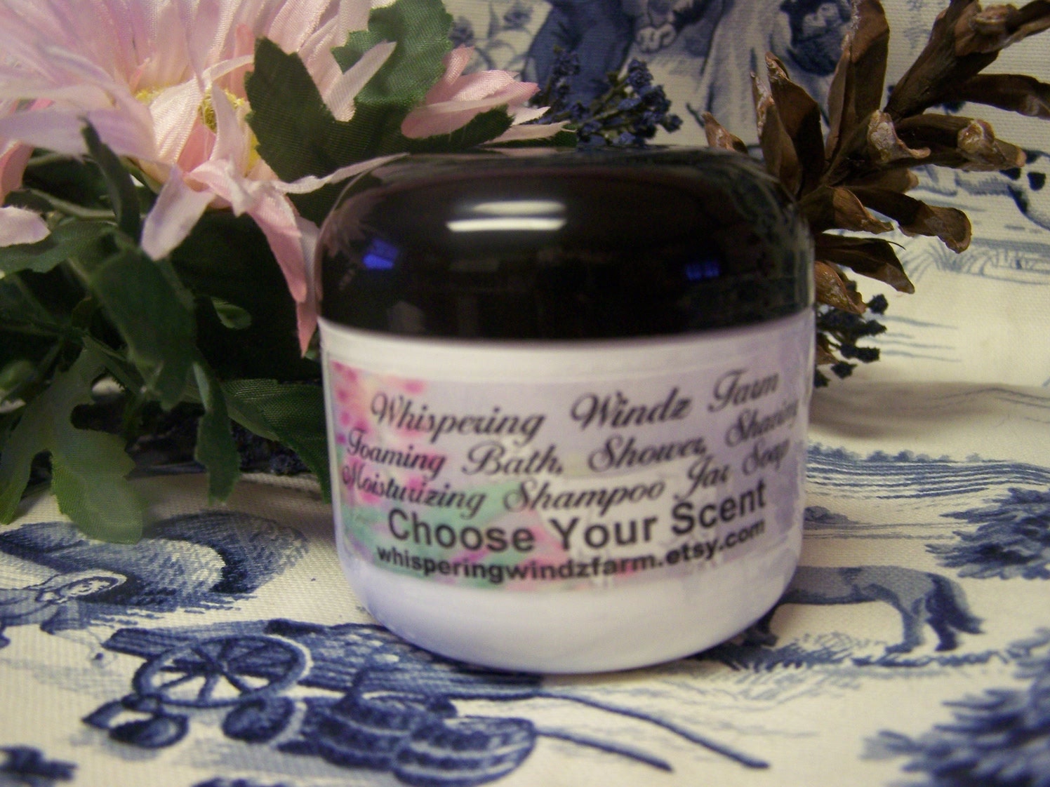 Choose Your Scent - 2oz -Soap in a Jar - Whipped Jar Soap-Foaming Bath, Shower, Shaving and Moisturizing Shampoo Jar Soap