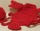 lobster newborn photo prop