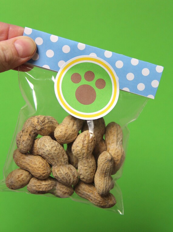 Playful Puppy Treat / Favor bags, set of 12 Il_570xn