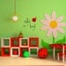 Ladybug Lady Bug Wall Decal - Cute As A Bug - Children Nursery Vinyl Wall Decal Sticker