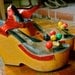 PLATFORMS Cherokee VINTAGE Wedge Shoes FRUIT 1970s 8 Sale