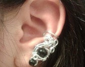 Silver Waves Ear Cuff