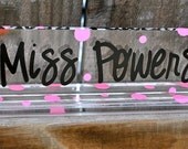 Personalized Acrylic Teacher Name Plate
