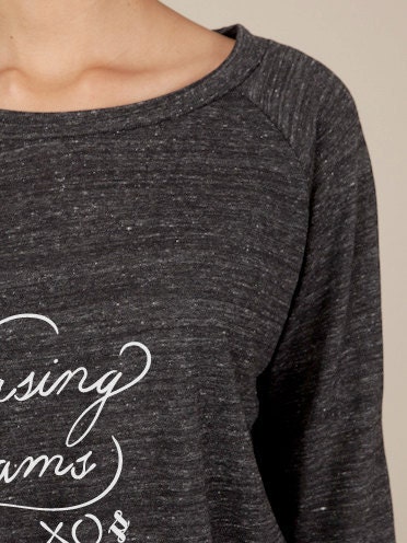 Chasing Dreams Eco Fashion Slouchy Long Sleeve Pullover Sweater