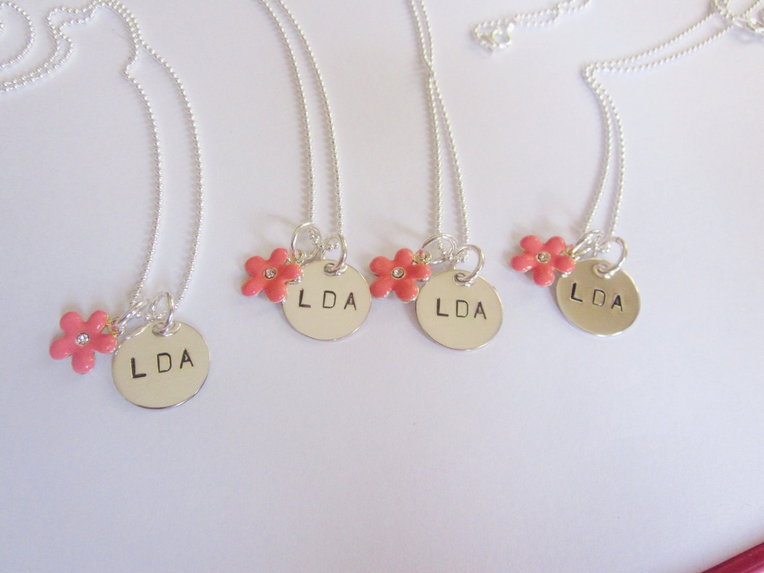 In Loving Memory of Lauren Astley with DONATION, Personalized Sterling Silver Charm Necklace