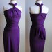 Convertible Infinity Dress, Pencil Skirt in Purple