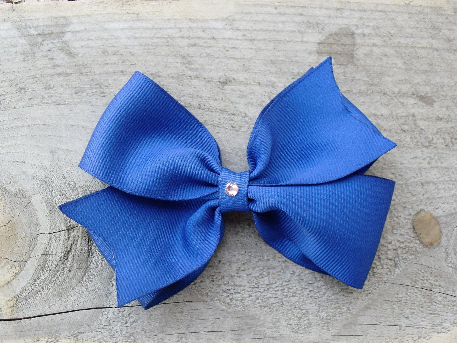 Large Royal Blue Bow