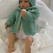 Baby handknit hooded coat. hooded sweater. Matching hat.  Baby gift BOY / GIRL .All colors sizes 0-12mths. CUSTOM