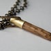 Wooden Stake Necklace