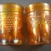 Carnival Glass Marigold Northwood Grape and Cable Tumblers