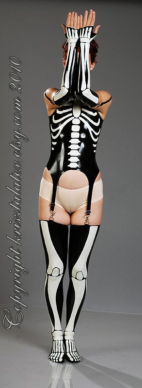 The Skeleton Stockings from Latex