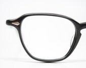 black cat eye glasses vintage American Optical cateye frames NOS