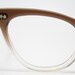 vintage Cat eye glasses Brown fades cat eye frames NOS