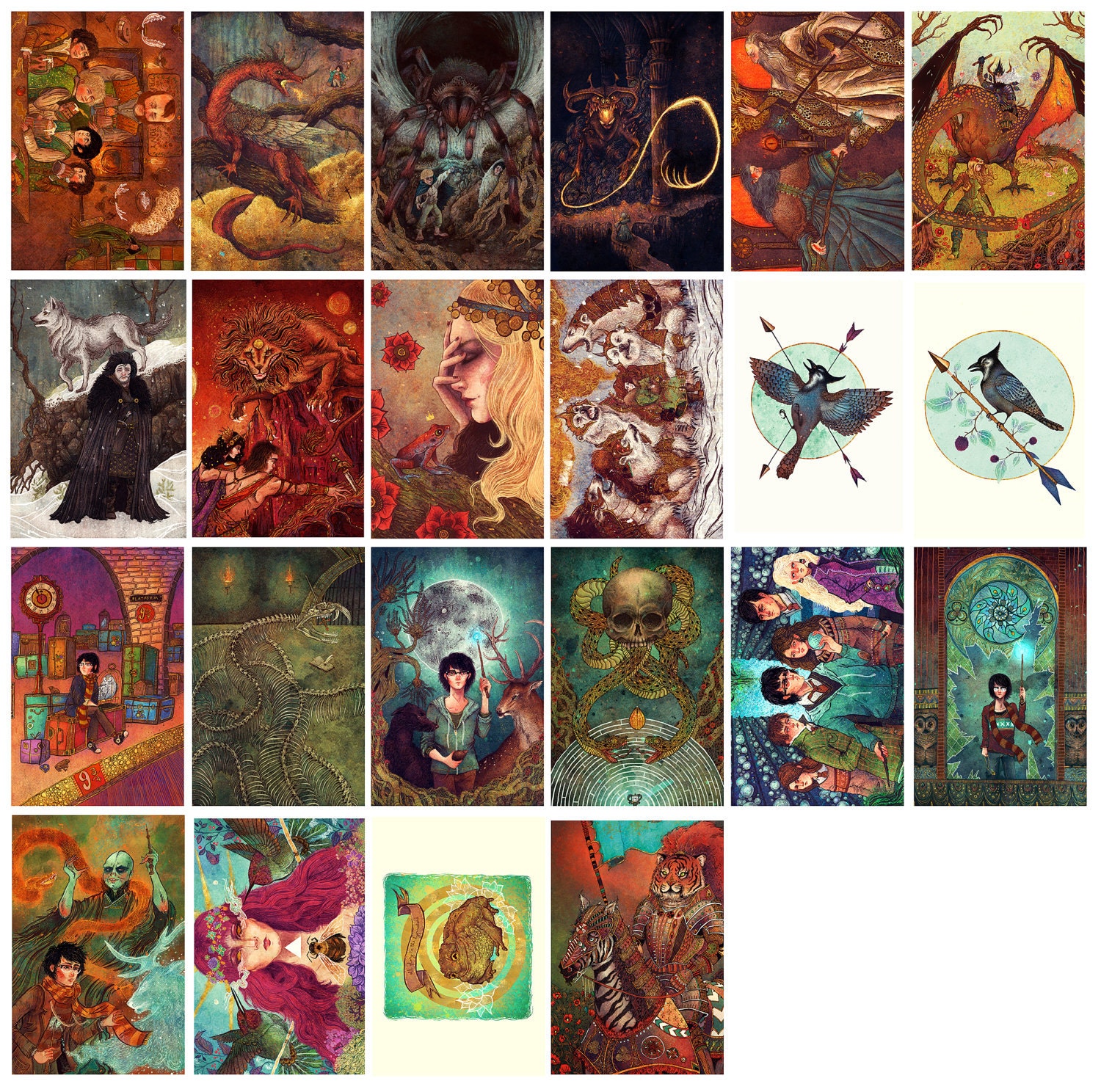 4x6 Big Bundle (22 cards)