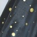1950's Polkadot Halter Black Gold Strapless Organza Cocktail Party Mad Men Circle Sun Dress S M