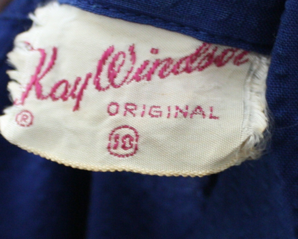 1940s dress / 1940s red white and blue dress / 4th of July dress / small dress