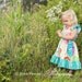 Children's clothing sewing tutorial PDF pattern Ruffle Sleeve girl's dress by Tenderfeet Stitches INSTANT DOWNLOAD