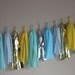 Tissue Tassel Garland-18 tassels- Poolside Sunshine