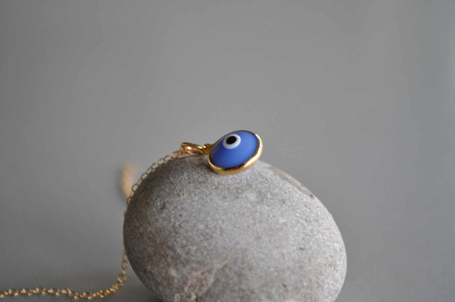 Gold Evil Eye Necklace