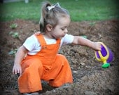 Carrot Orange Linen - A Good Day OVERALLs