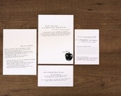 Modern Organic Essentials / Printable Wedding Invitation Kit (DIY)