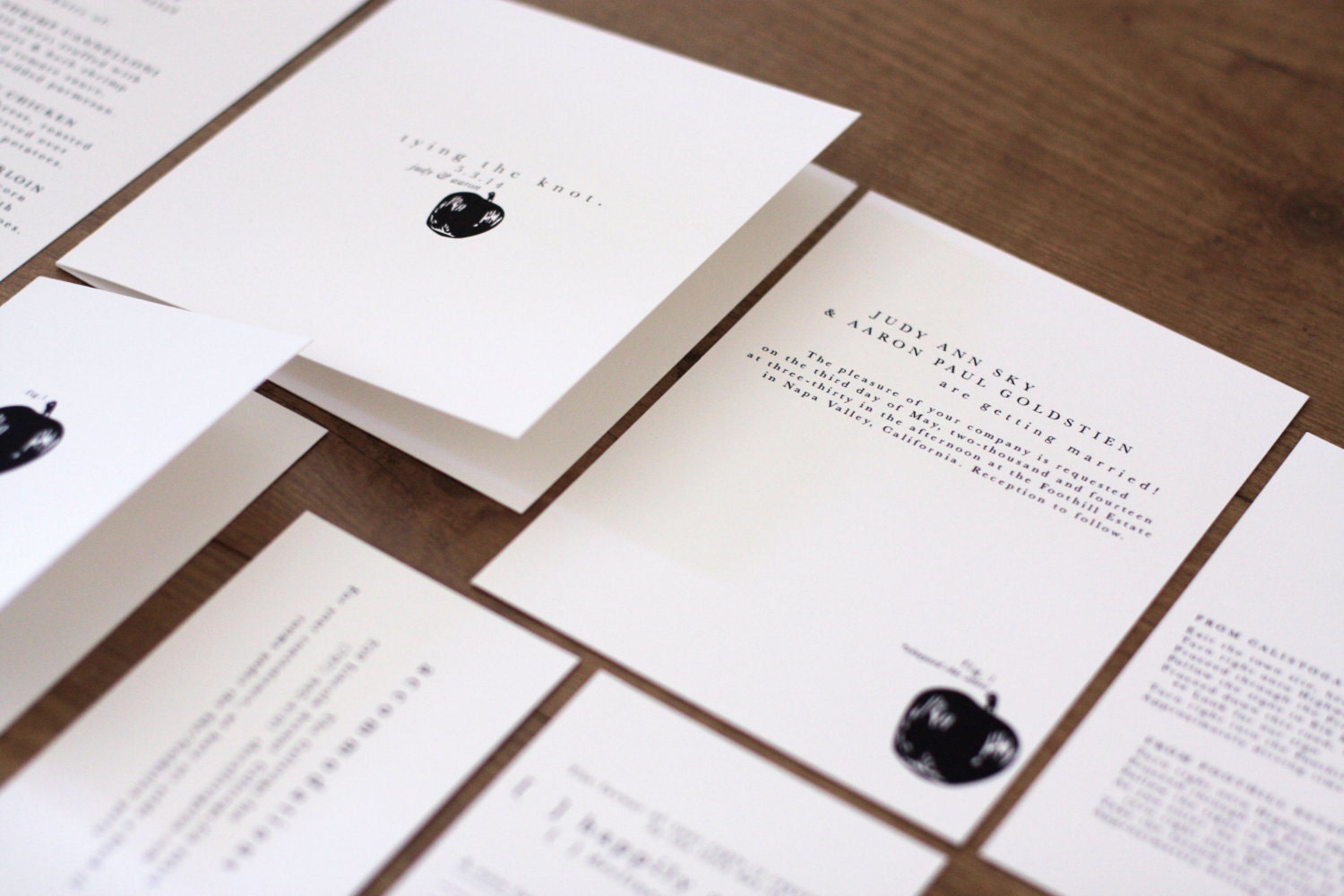 Printable / Modern Organic Deluxe Wedding Invitation Kit (DIY)