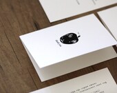 Printable / Modern Organic Wedding Thank You Notecard  / (DIY)
