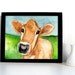 Milk Cow ACEO - Farm Animal Painting - Limited Edition Miniature Art Print
