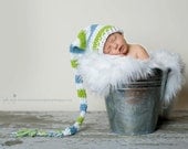 Long Tail Elf Hat Crochet Newborn Long Tail Hat Photography Prop